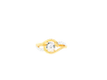 22K Yellow + White Gold Ladies Ring