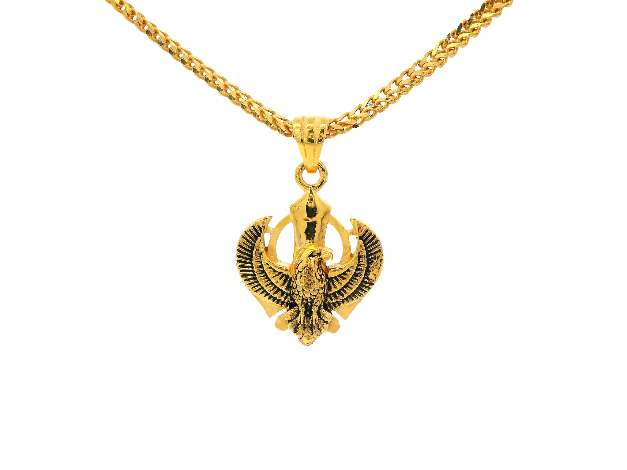 22K Yellow Gold Khanda Pendant