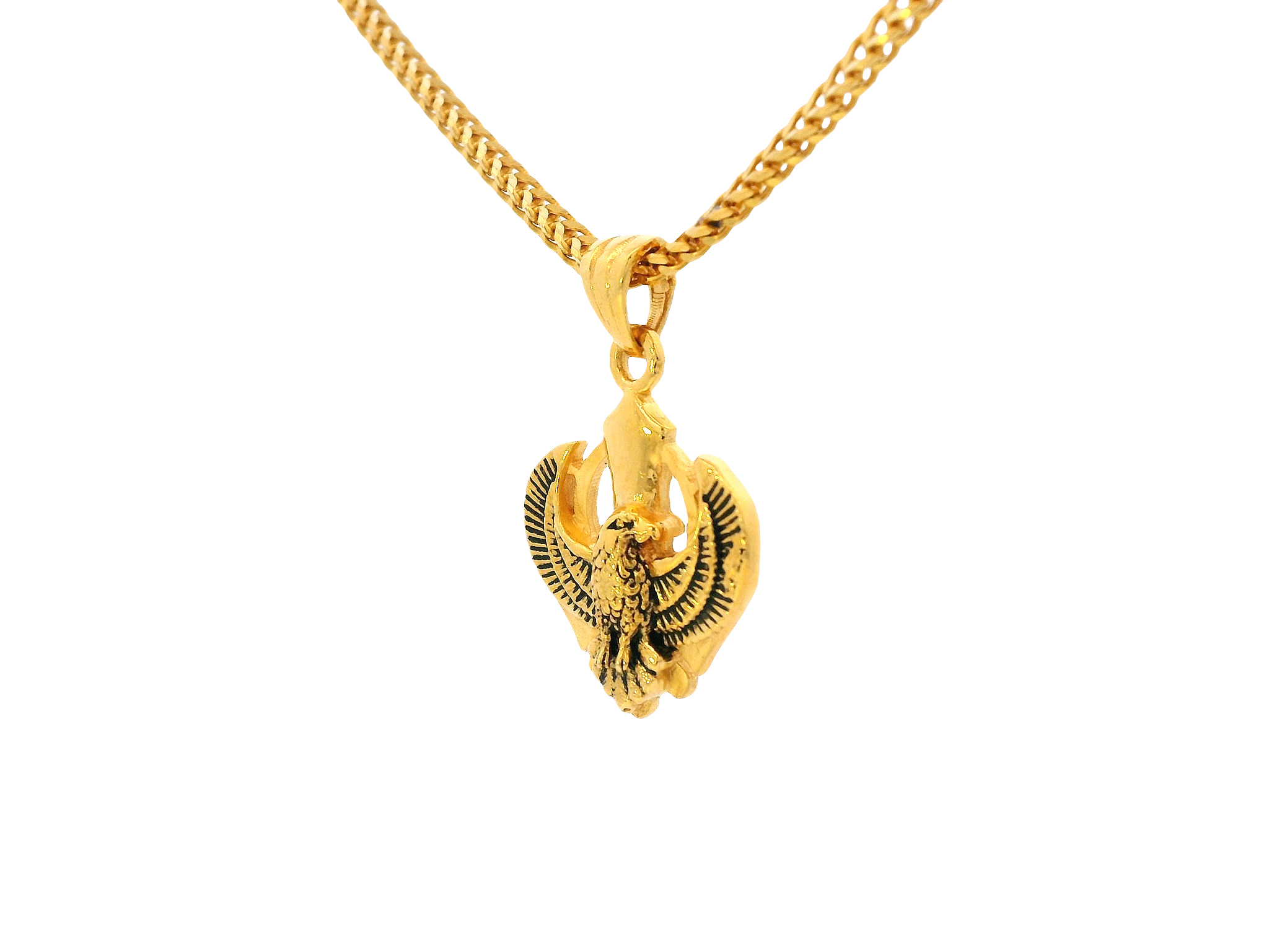 22K Yellow Gold Khanda Pendant