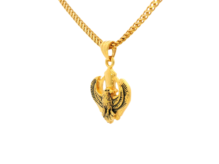 22K Yellow Gold Khanda Pendant