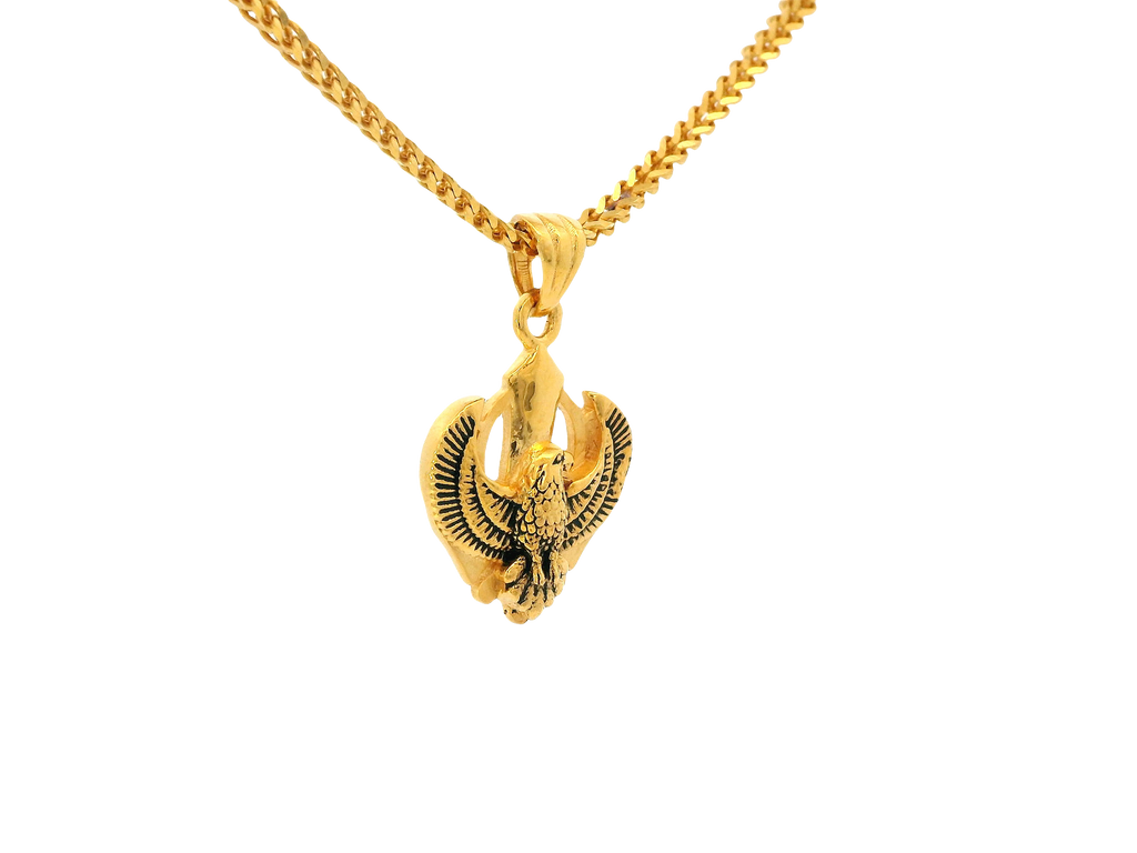 22K Yellow Gold Khanda Pendant