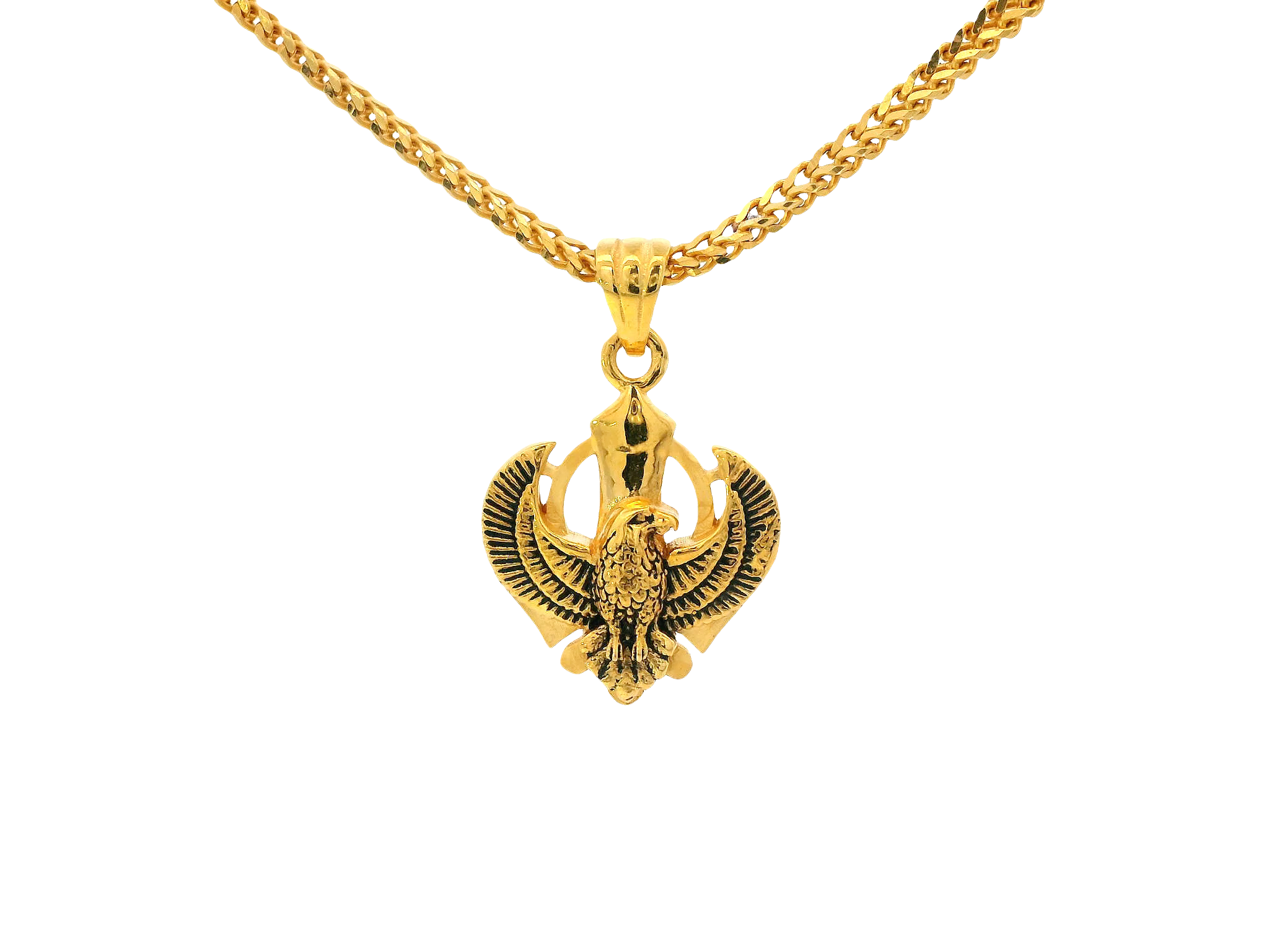22K Yellow Gold Khanda Pendant