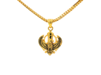 22K Yellow Gold Khanda Pendant
