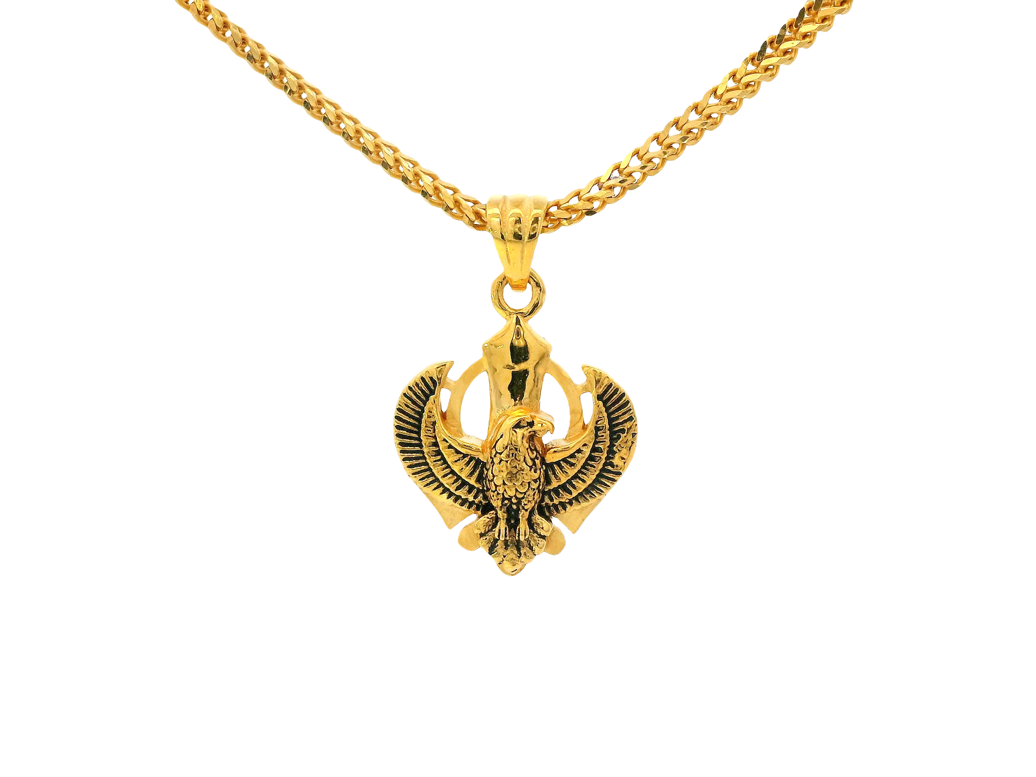 22K Yellow Gold Khanda Pendant