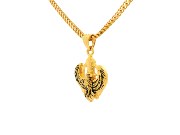 22K Yellow Gold Khanda Pendant