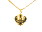 22K Yellow Gold Khanda Pendant