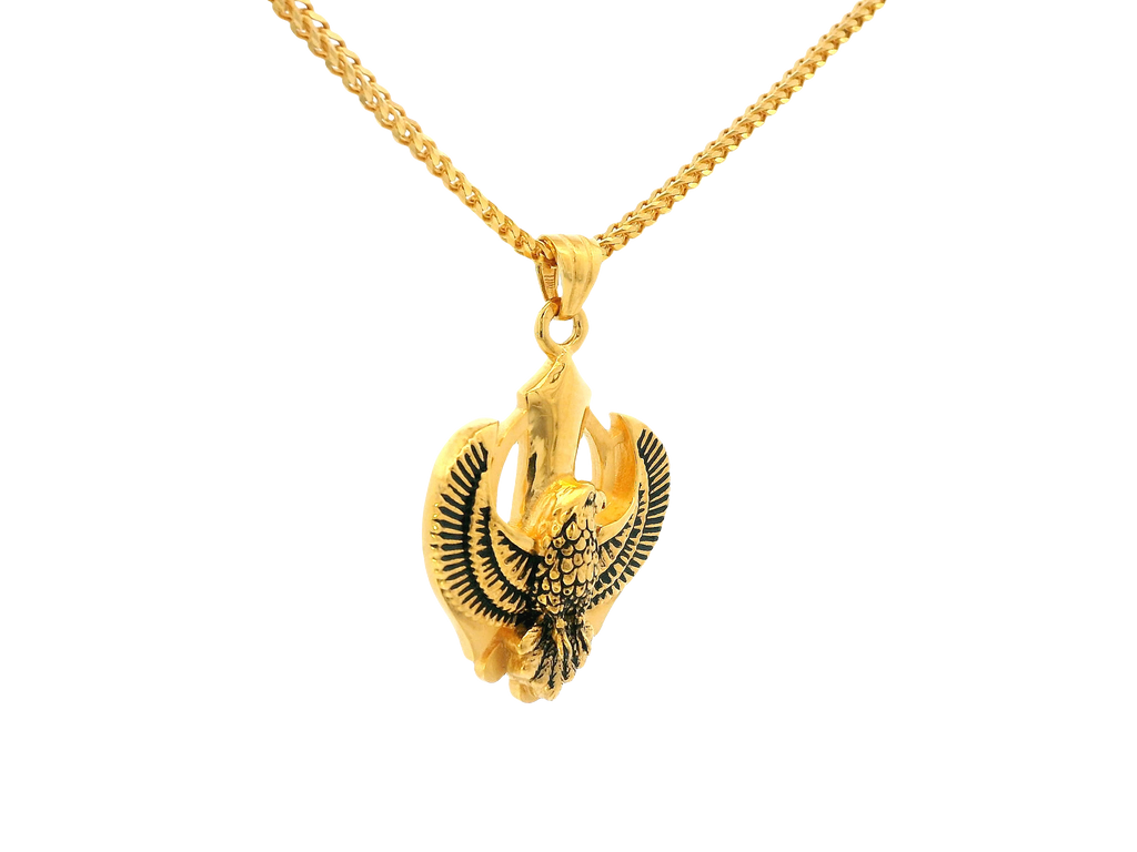 22K Yellow Gold Khanda Pendant