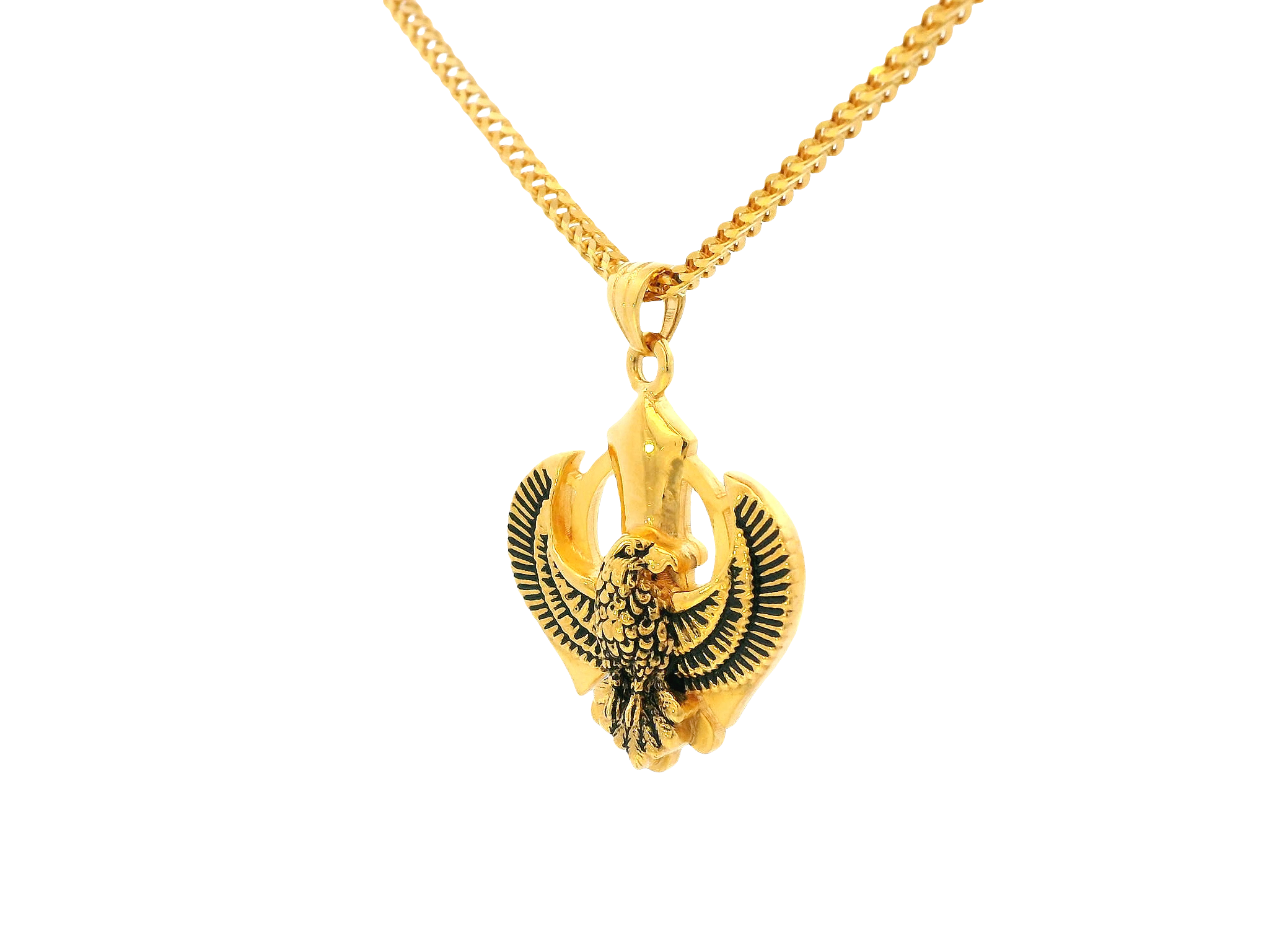 22K Yellow Gold Khanda Pendant