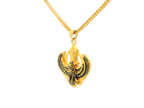 22K Yellow Gold Khanda Pendant