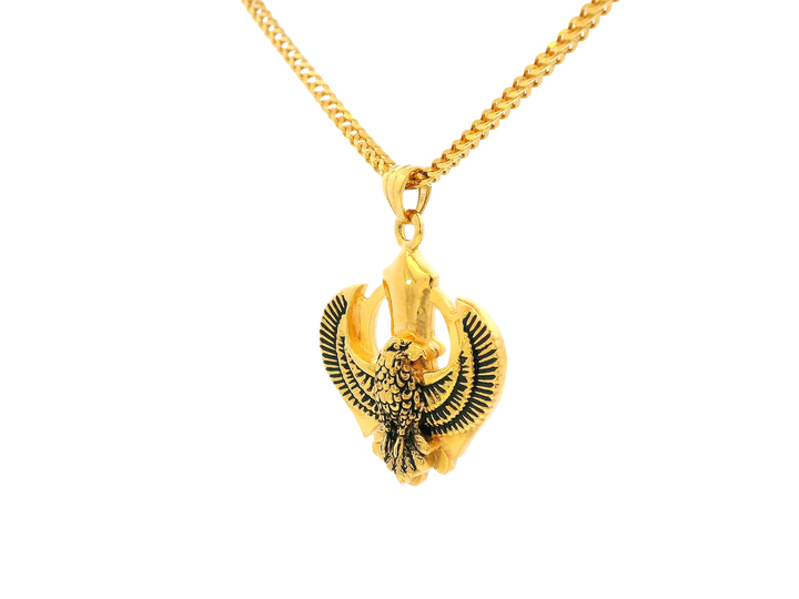 22K Yellow Gold Khanda Pendant