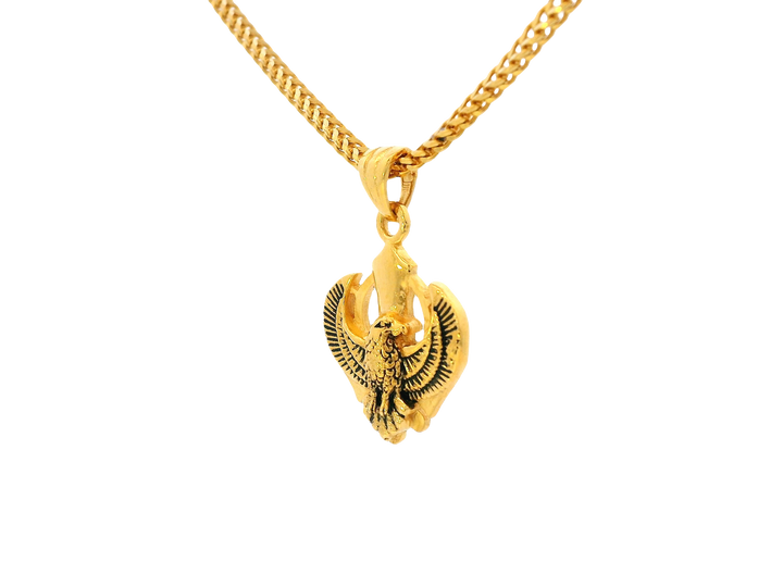 22K Yellow Gold Khanda Pendant