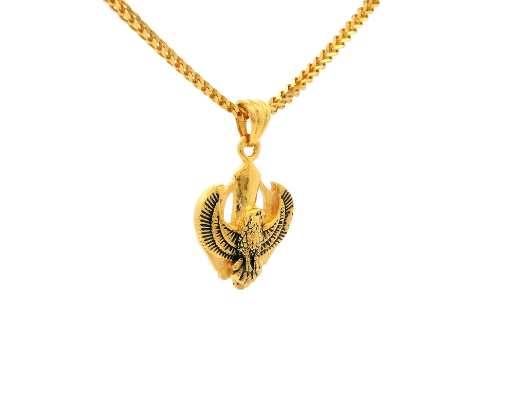 22K Yellow Gold Khanda Pendant