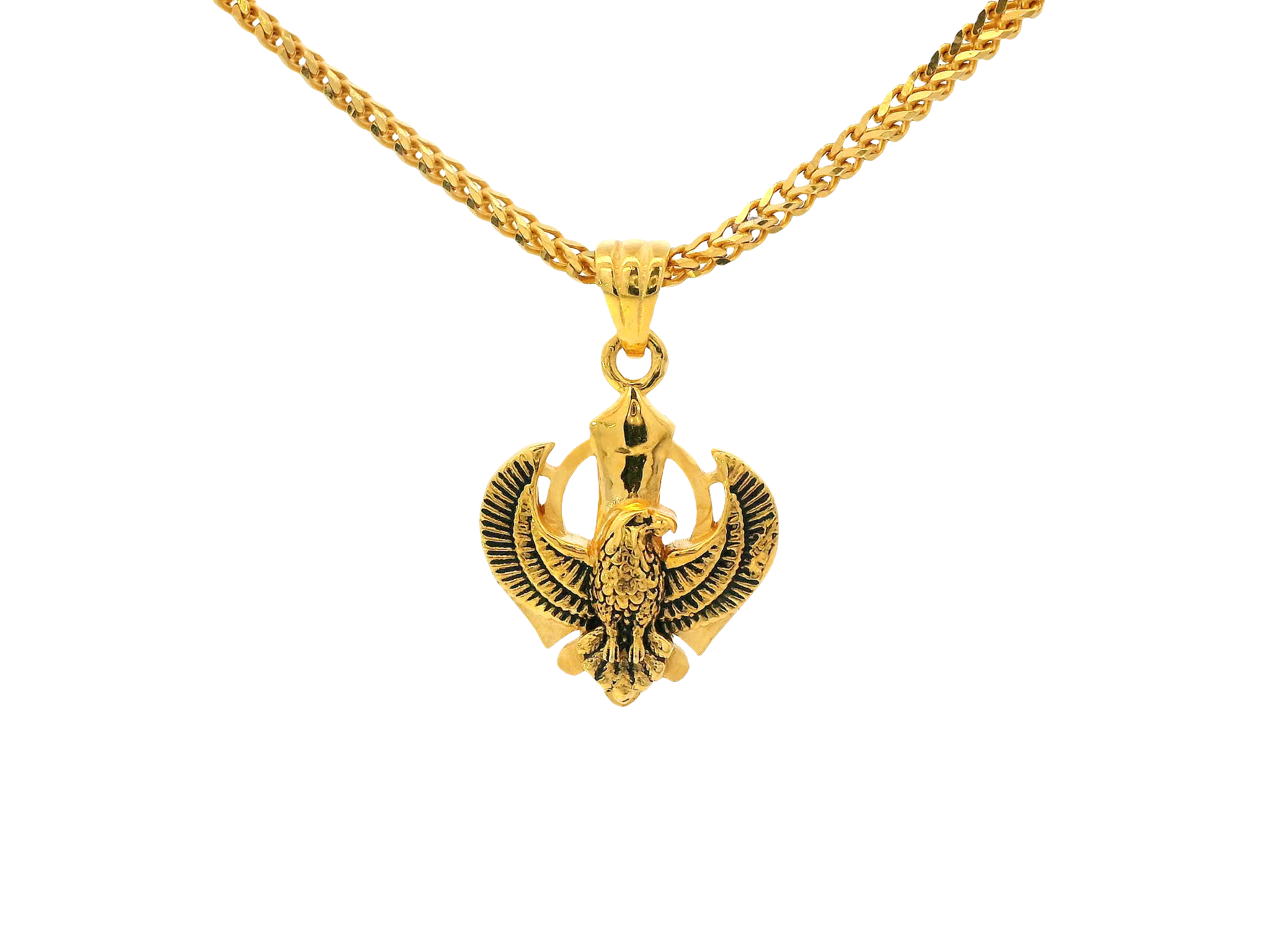 22K Yellow Gold Khanda Pendant