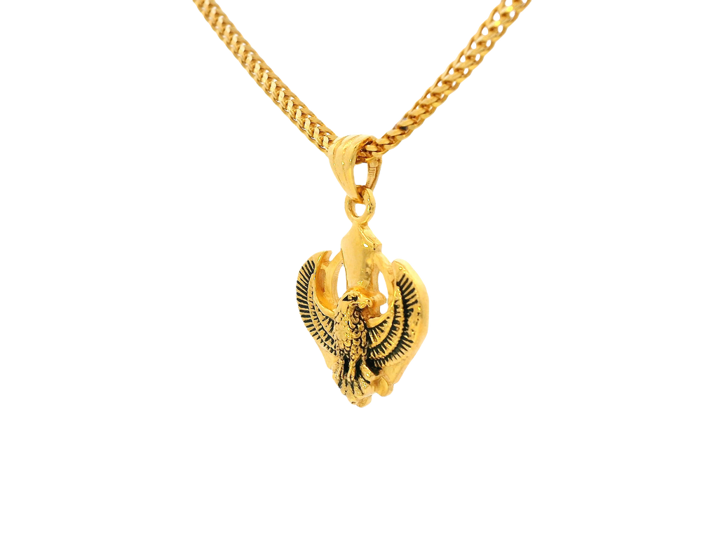 22K Yellow Gold Khanda Pendant