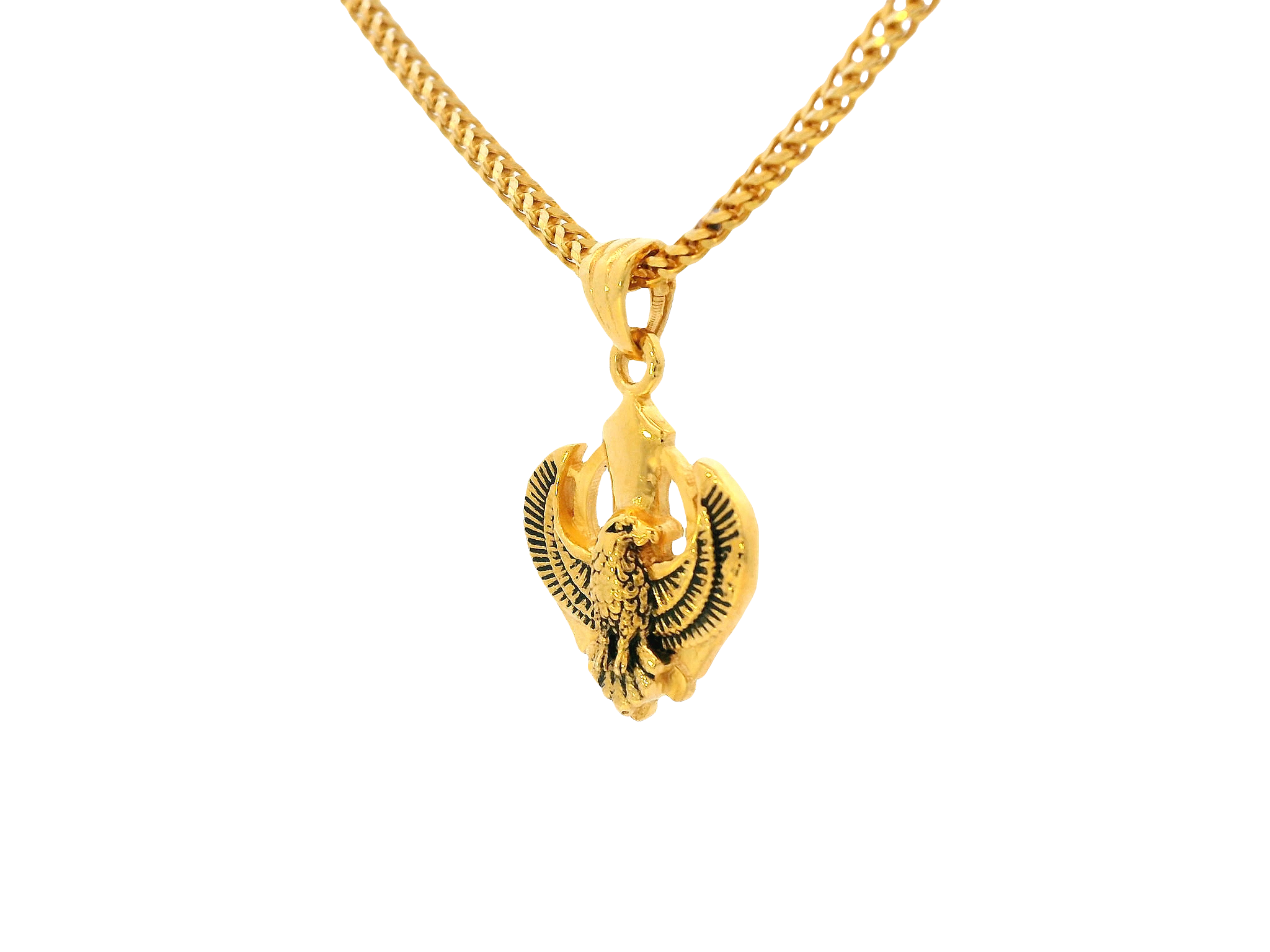 22K Yellow Gold Khanda Pendant
