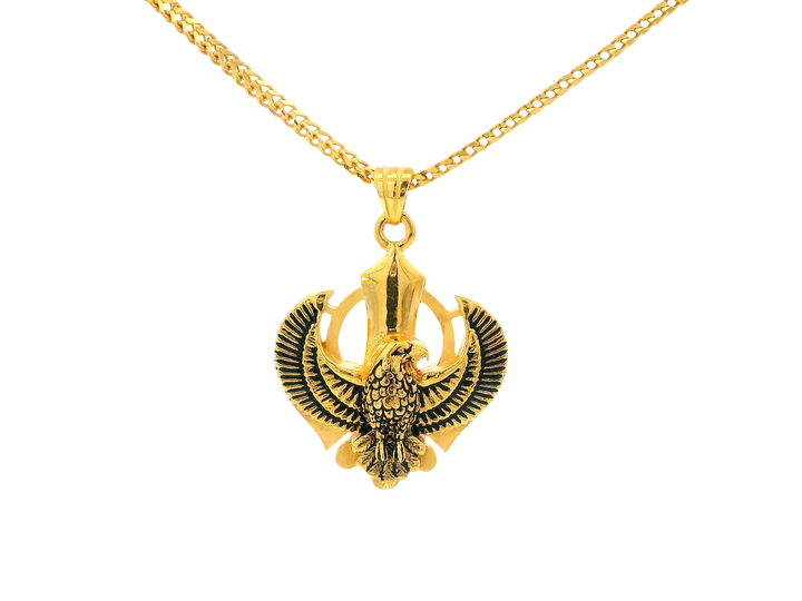 22K Yellow Gold Khanda Pendant