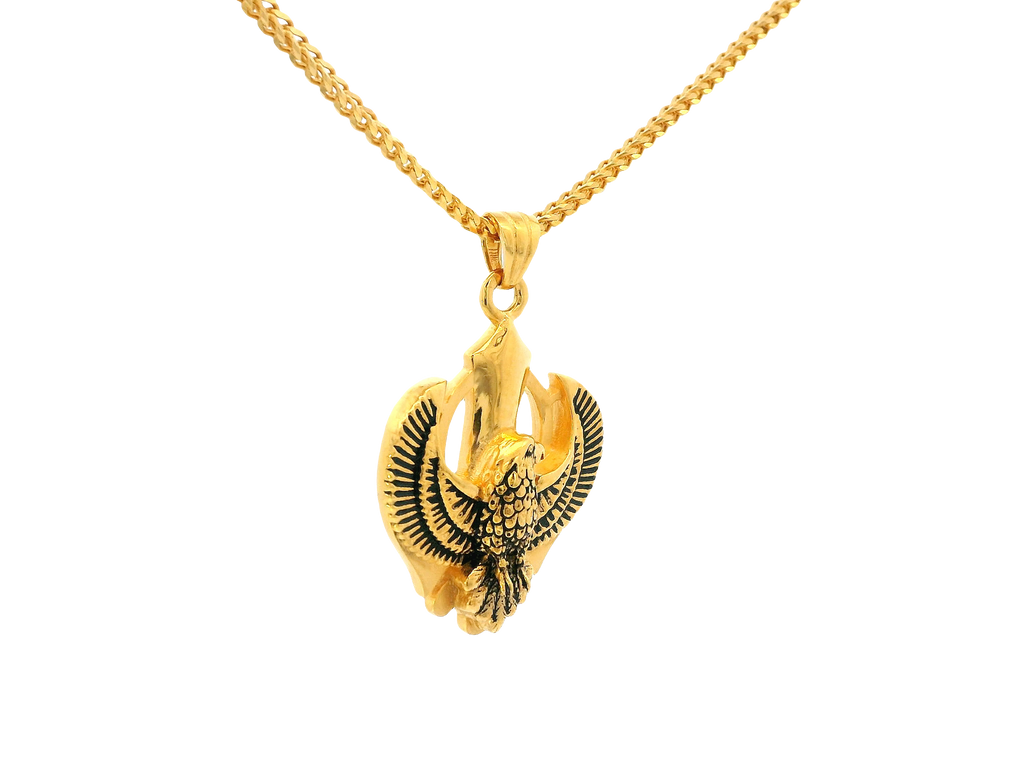 22K Yellow Gold Khanda Pendant