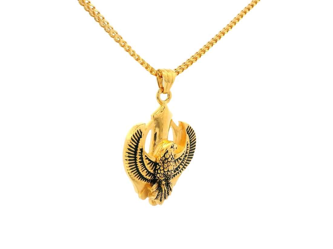 22K Yellow Gold Khanda Pendant