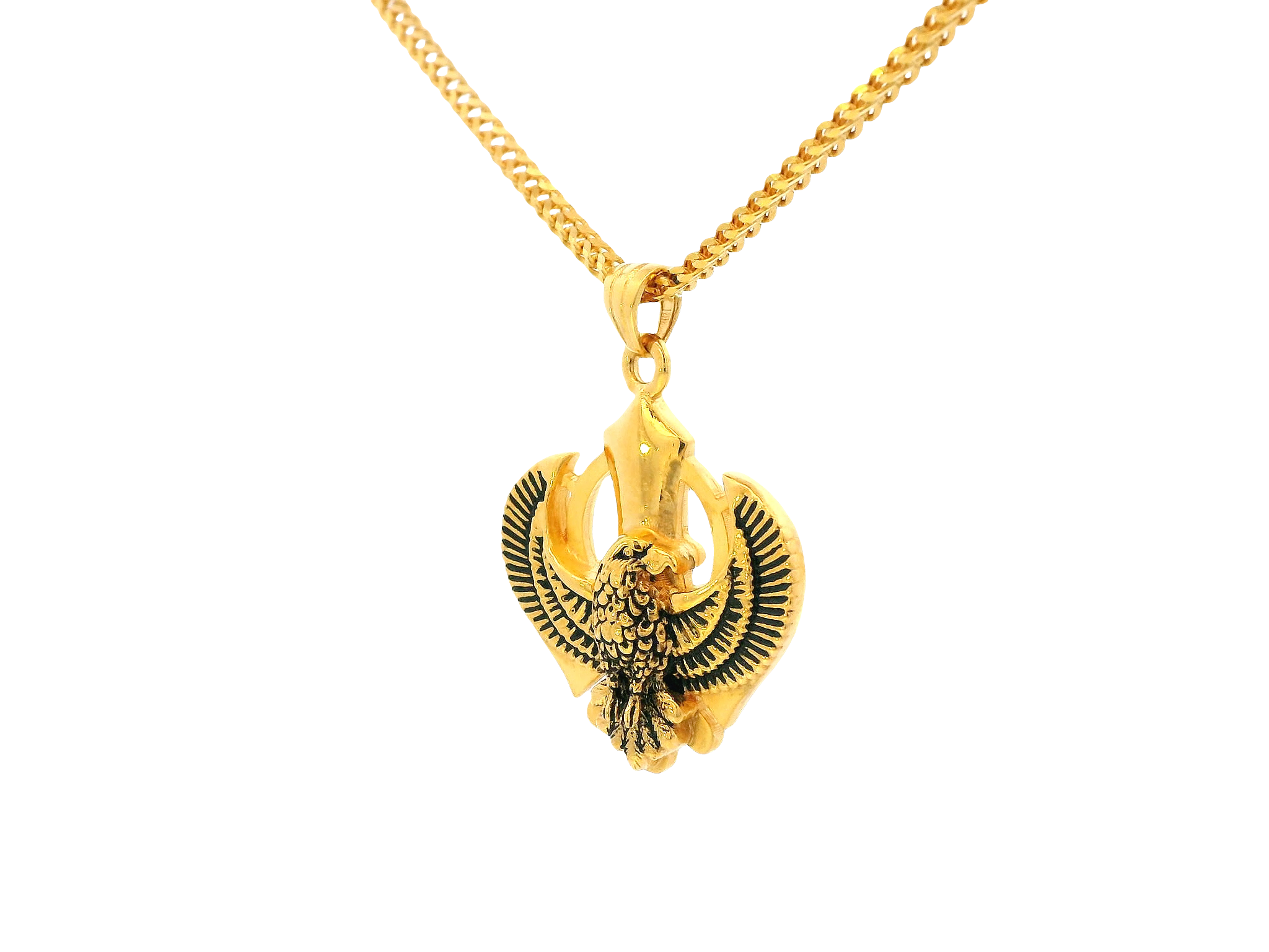 22K Yellow Gold Khanda Pendant