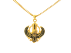 22K Yellow Gold Khanda Pendant