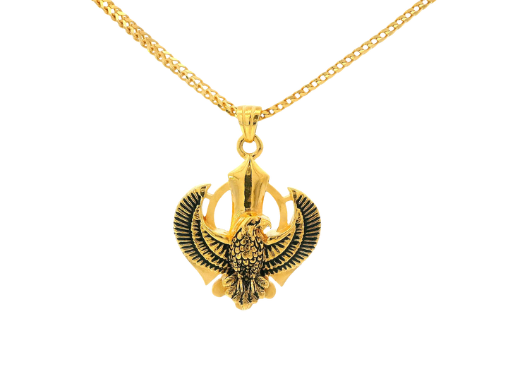 22K Yellow Gold Khanda Pendant