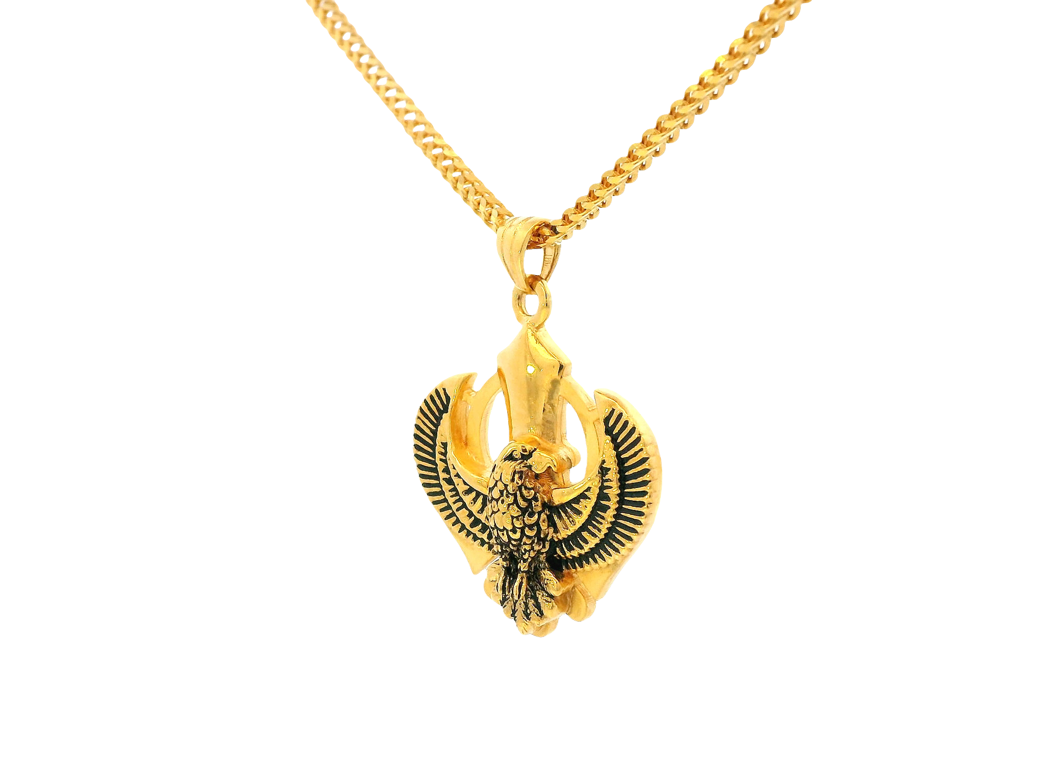 22K Yellow Gold Khanda Pendant