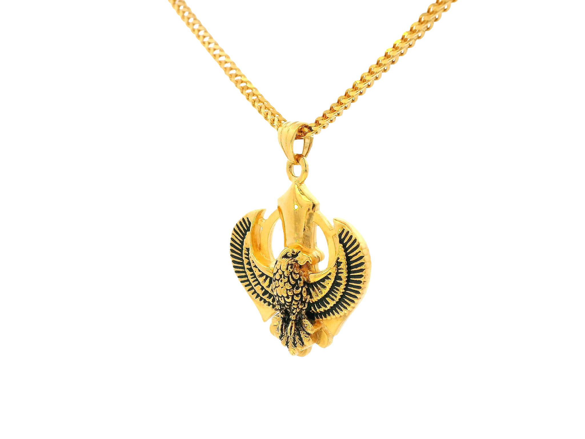 22K Yellow Gold Khanda Pendant