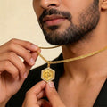 22K Yellow Gold Khanda Pendant