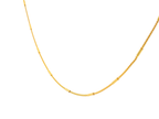 22K Yellow Gold Classic Chain with Lobster Lock