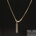 22K Polished Yellow Gold Beaded Strand Necklace