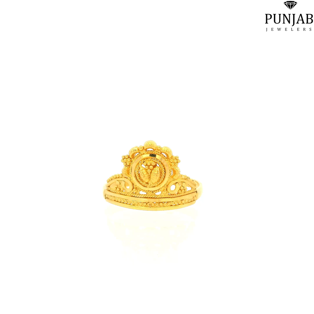 22K Yellow Gold Traditional Ring
