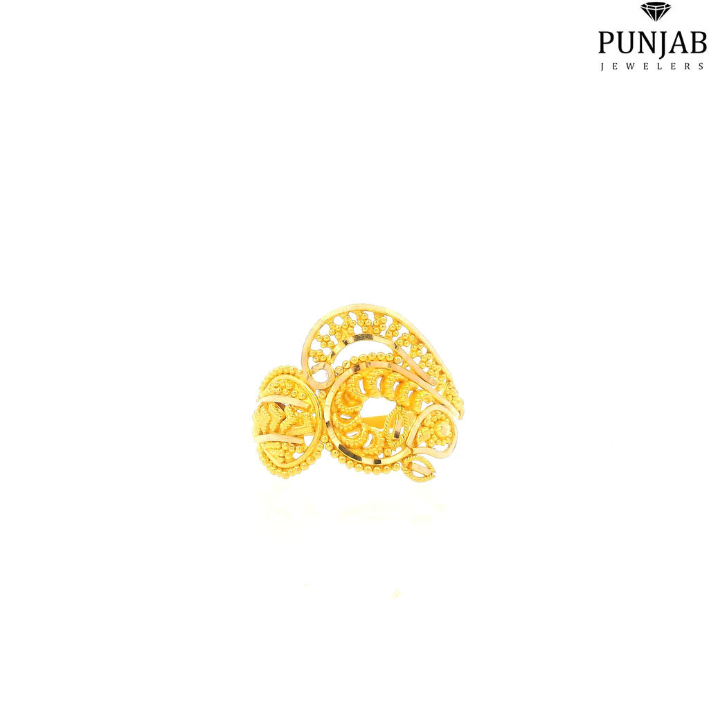 22K Yellow Gold Traditional Ring