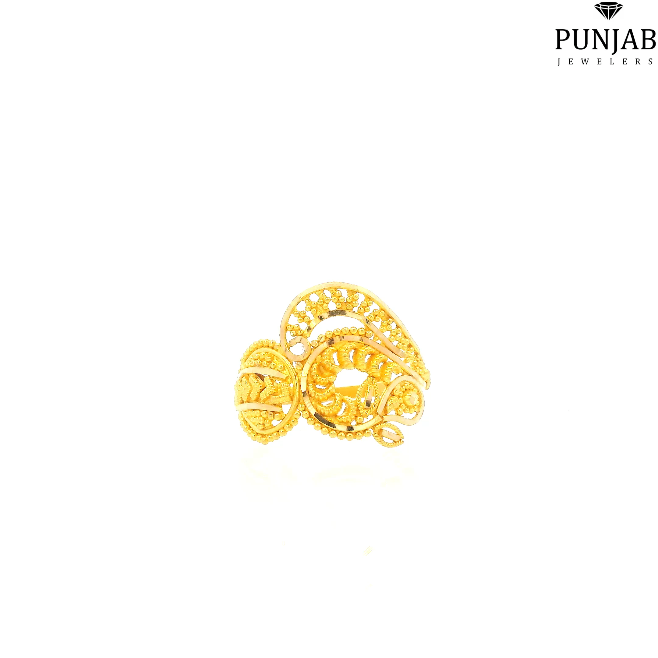 22K Yellow Gold Traditional Ring