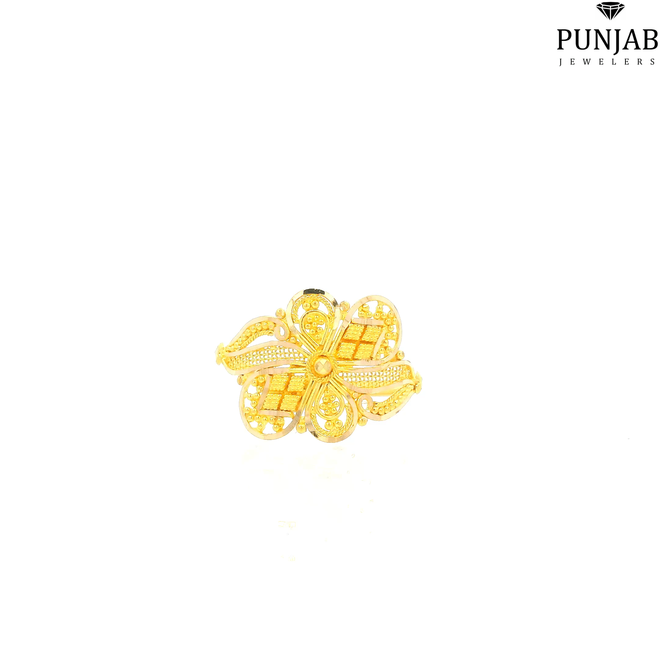 22K Yellow Gold Traditional Ring