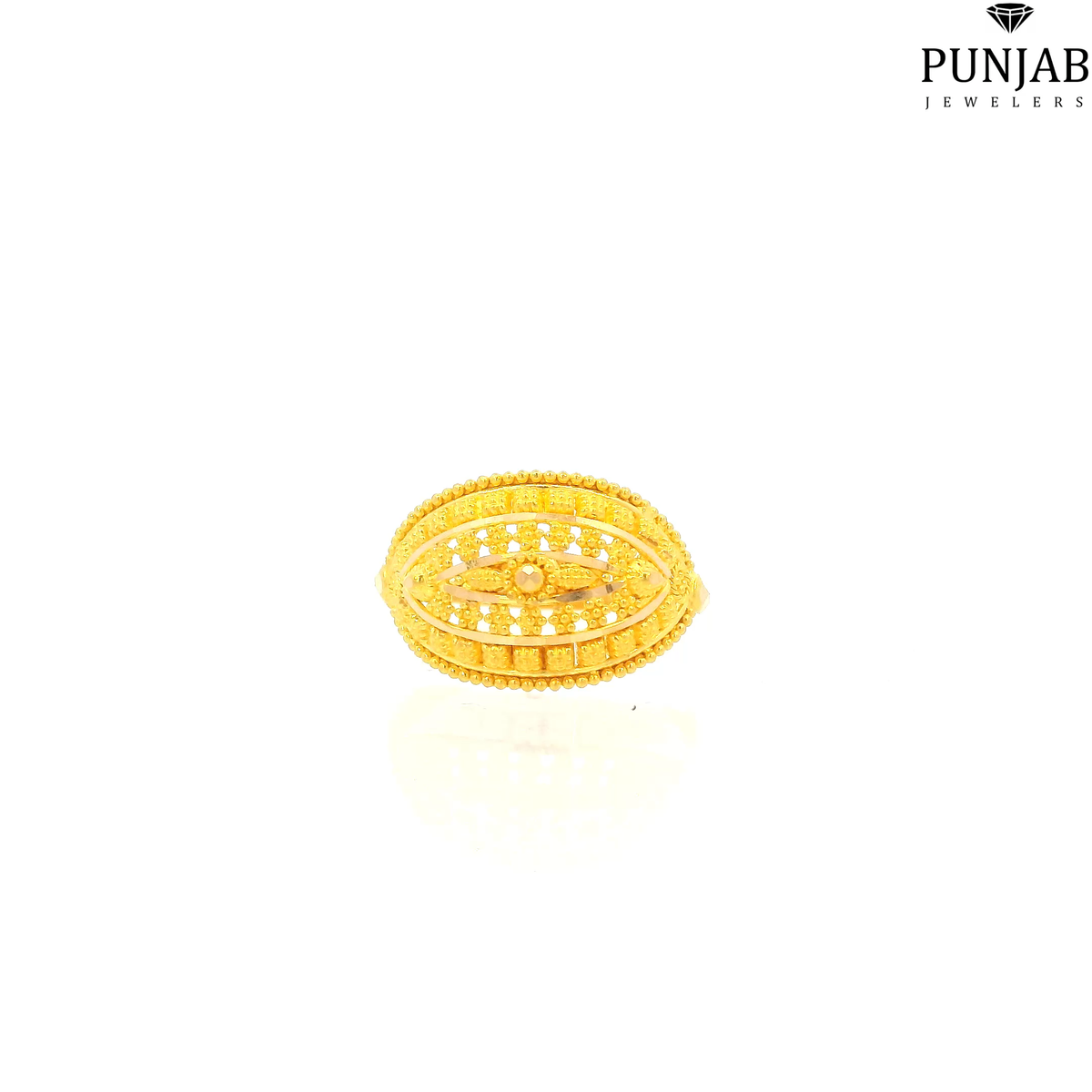 22K Yellow Gold Traditional Ring