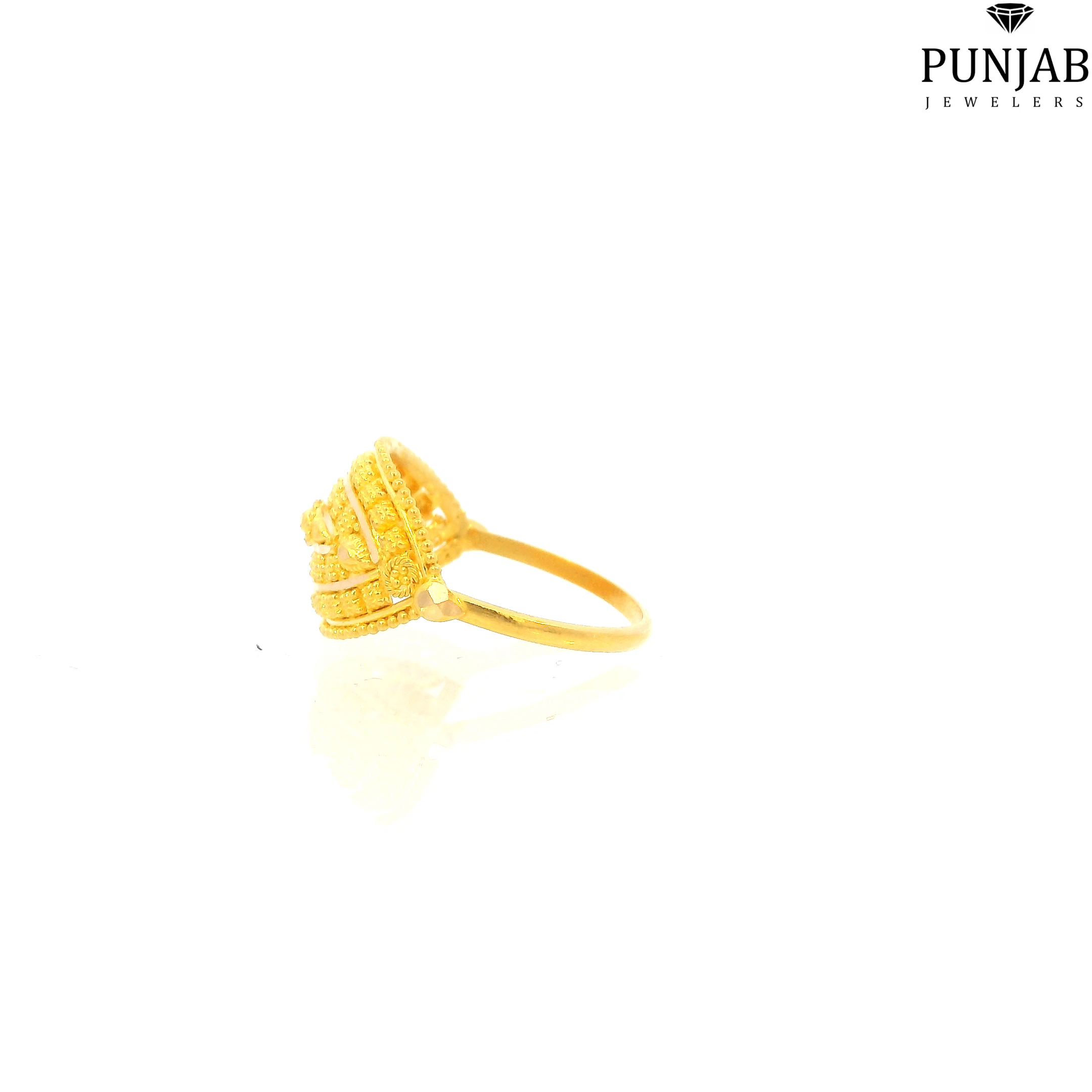 22K Yellow Gold Traditional Ring