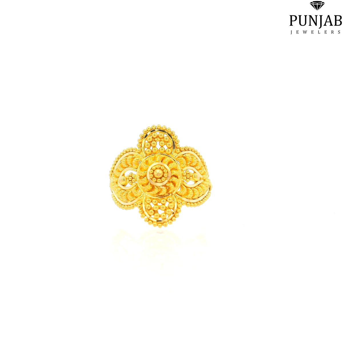 22K Yellow Gold Traditional Ring