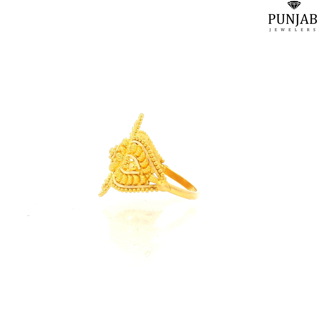 22K Yellow Gold Traditional Ring