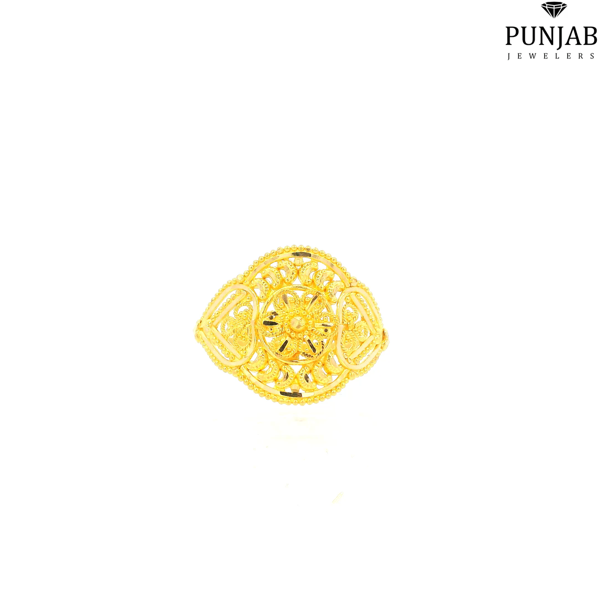 22K Yellow Gold Traditional Ring