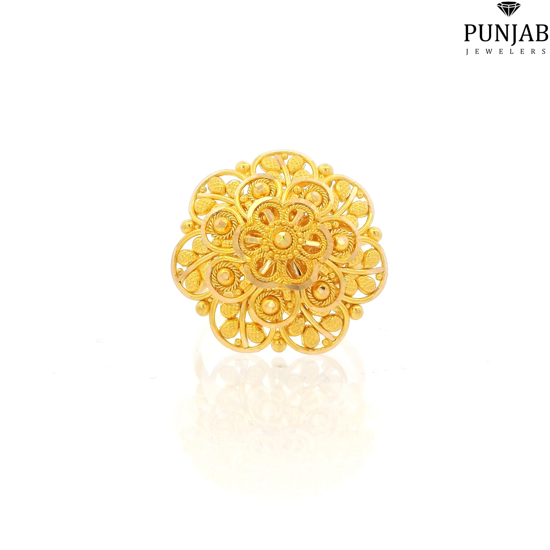 22K Yellow Gold Traditional Ring