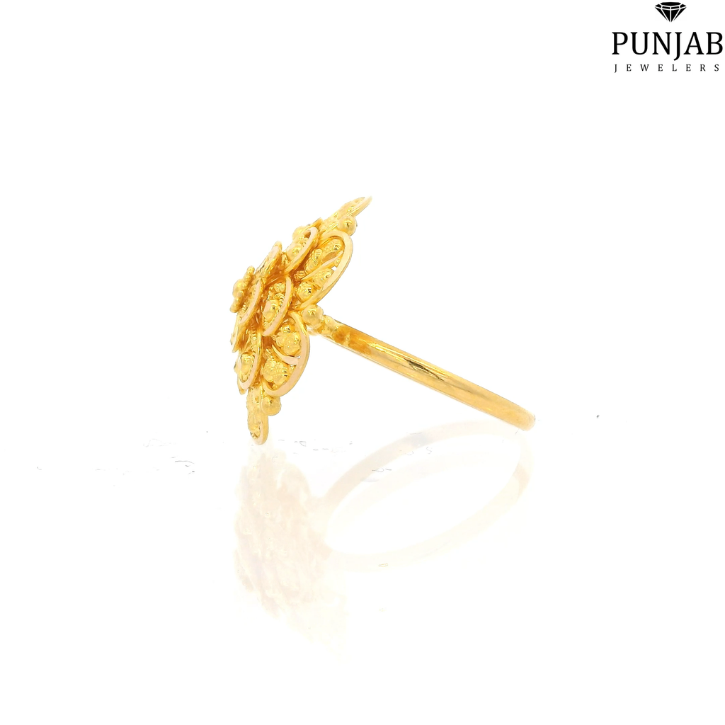 22K Yellow Gold Traditional Ring
