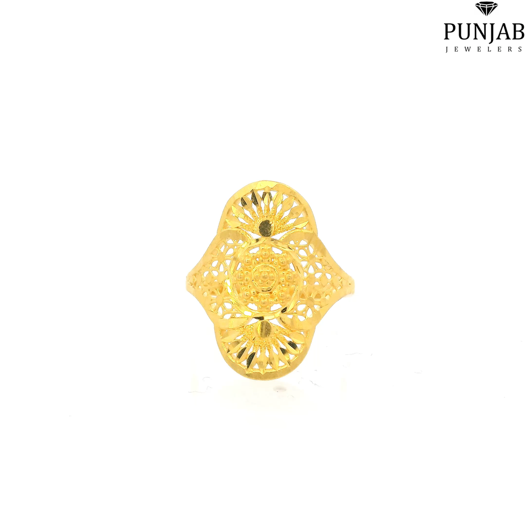22K Yellow Gold Traditional Ring