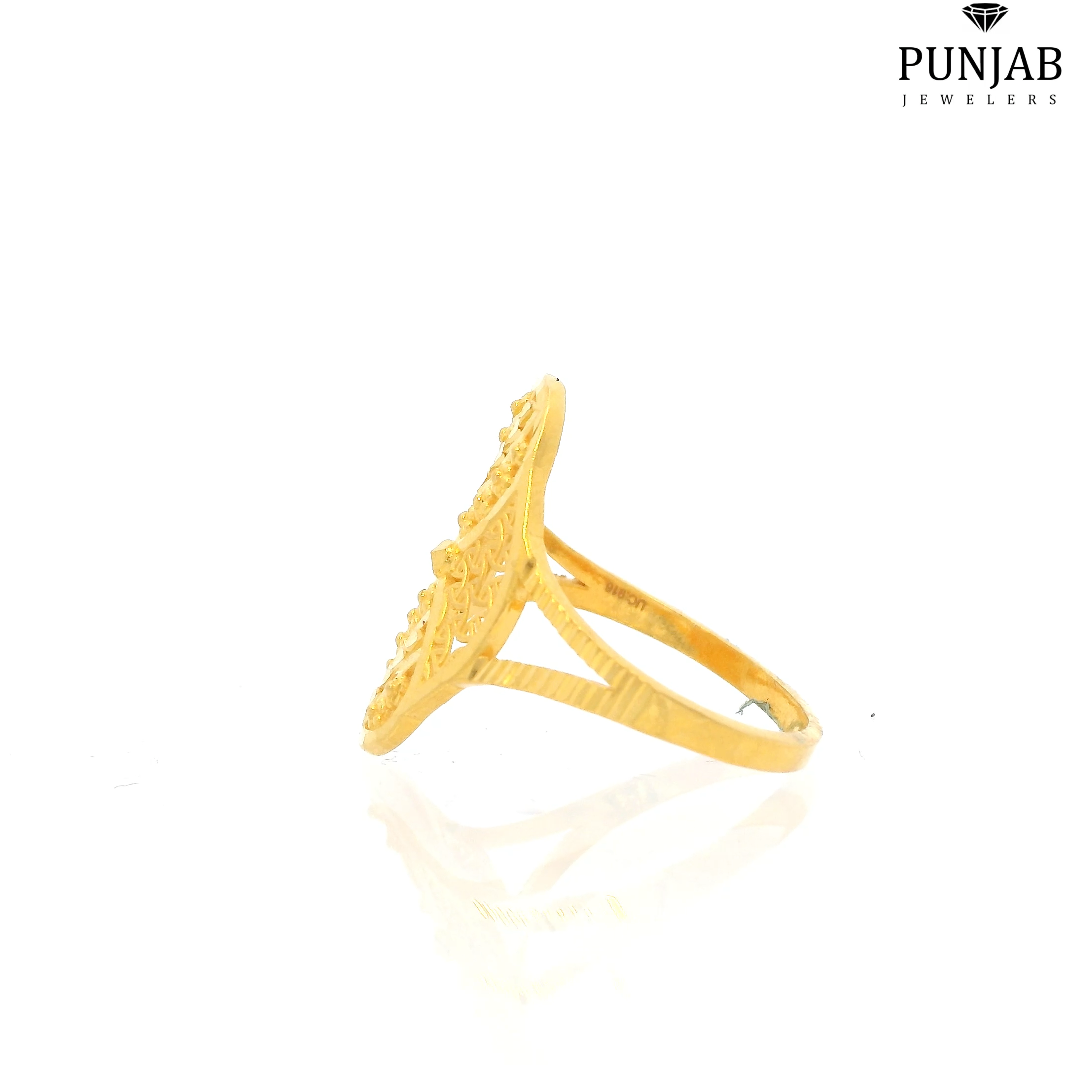 22K Yellow Gold Traditional Ring