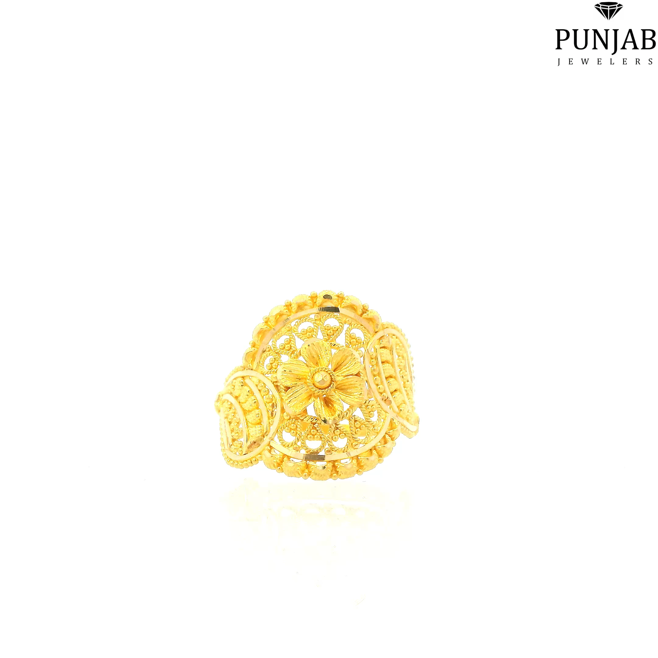 22K Yellow Gold Traditional Ring