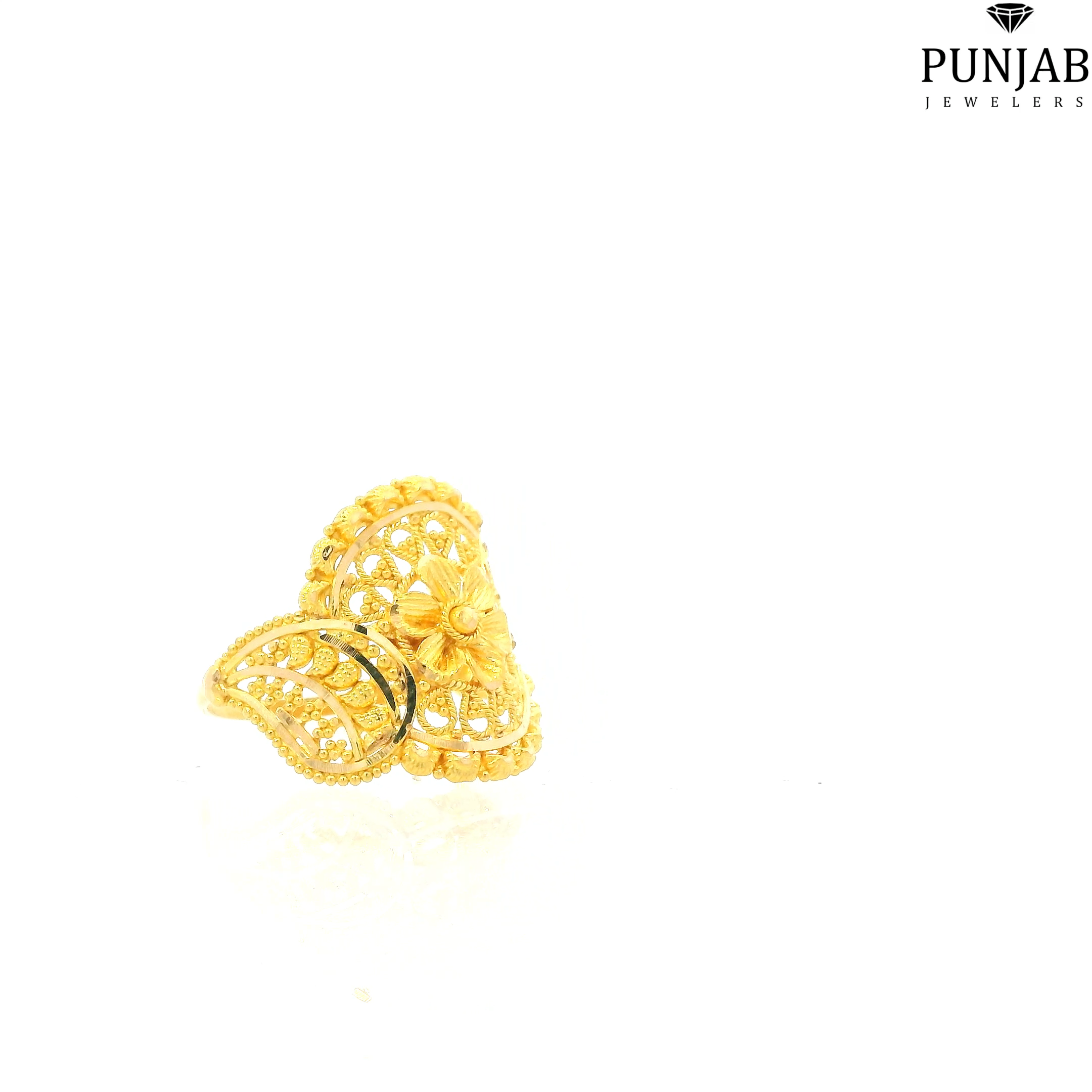 22K Yellow Gold Traditional Ring