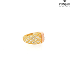 22K Two-Tone Gold Ring