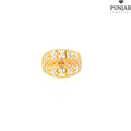 22K Two-Tone Gold Ring