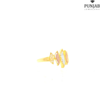 22K Two-Tone Gold Fancy Ring