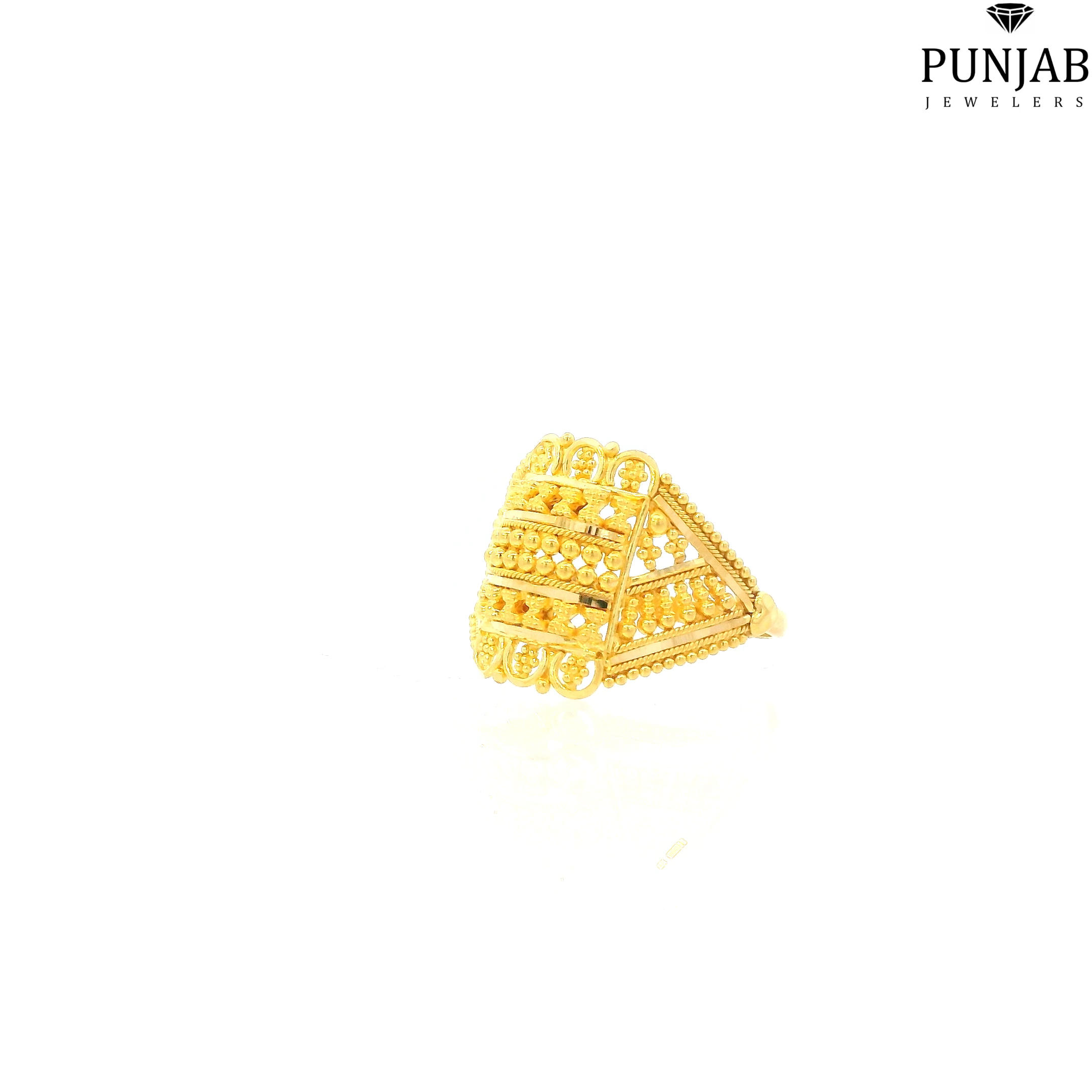 22K Yellow Gold Traditional Ring