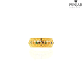 22K Yellow Gold Fancy Ring with Colored Stone